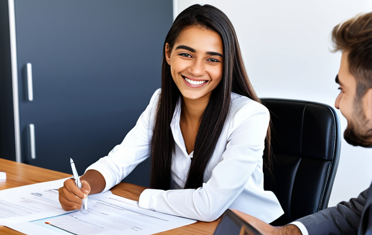 **Image:** A professional career counselor, smiling warmly, advising a young adult in a bright, modern office. The counselor is reviewing a resume and offering positive feedback.  **Prompt:** "A friendly *conselheiro de carreira* in a sunny office, reviewing a *curriculum vitae* with a young professional, giving positive encouragement.  The scene exudes optimism and career guidance.  *Aconselhamento de carreira*, professional setting, *alto astral*, career success."