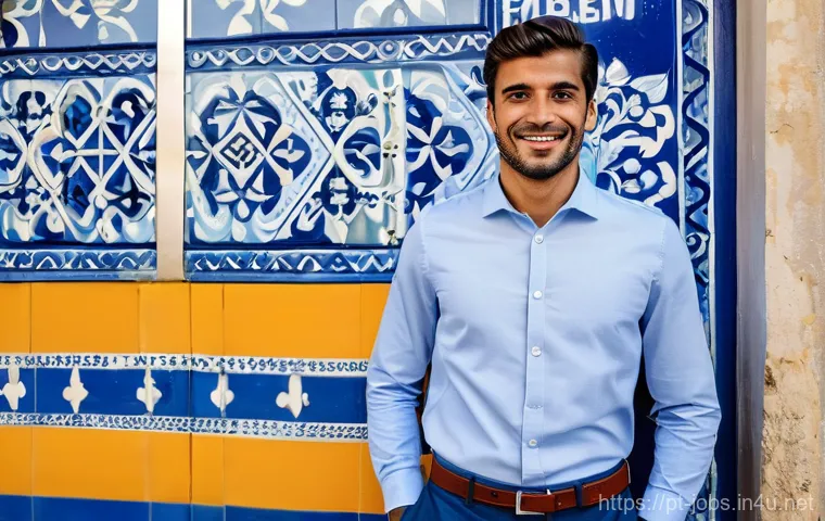 직업상담사 관련 정부 지원 제도 - **Job Seeker Success Story in Portugal:** A diverse group of young and middle-aged Portuguese profes...