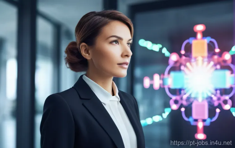 직업상담사 강의 추천 - **Prompt 1: Navigating the Future of Work with Expert Guidance**
    A dynamic, futuristic image fea...