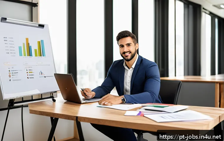 직업상담사 상담 스크립트 작성법 - A modern career coaching session scene showing a diverse group of young professionals in a bright, s...